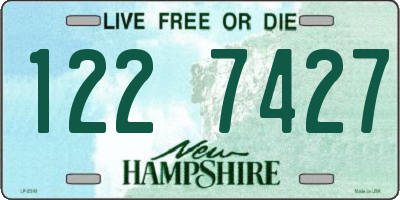 NH license plate 1227427