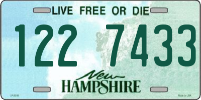 NH license plate 1227433