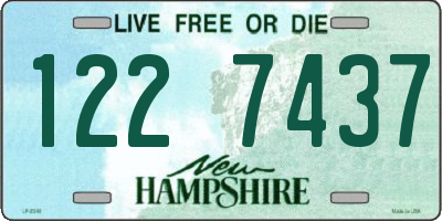 NH license plate 1227437