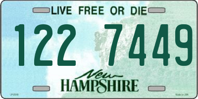 NH license plate 1227449