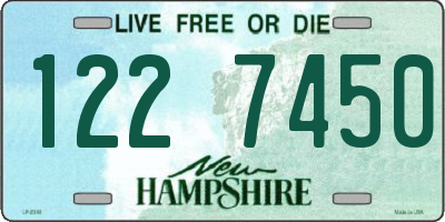 NH license plate 1227450