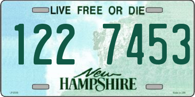 NH license plate 1227453