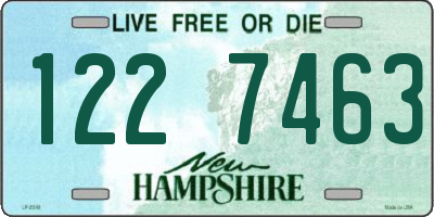 NH license plate 1227463