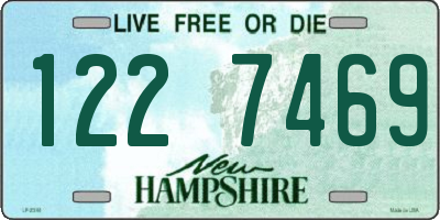 NH license plate 1227469