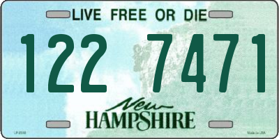 NH license plate 1227471