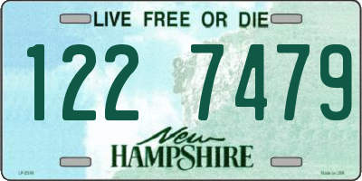 NH license plate 1227479