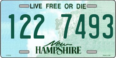 NH license plate 1227493
