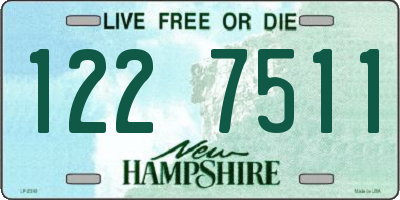 NH license plate 1227511