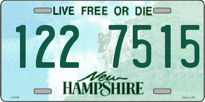 NH license plate 1227515