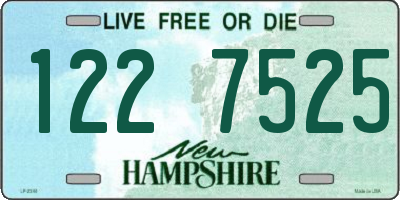 NH license plate 1227525