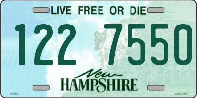 NH license plate 1227550