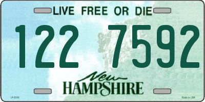 NH license plate 1227592