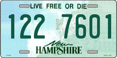 NH license plate 1227601
