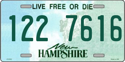 NH license plate 1227616
