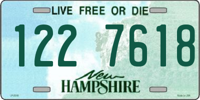 NH license plate 1227618