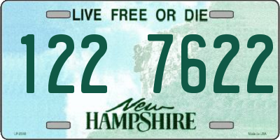 NH license plate 1227622