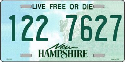 NH license plate 1227627