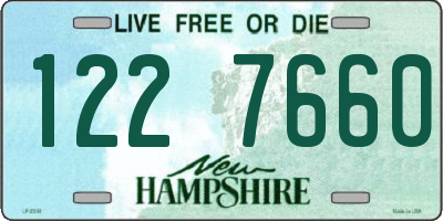 NH license plate 1227660