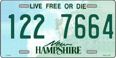 NH license plate 1227664