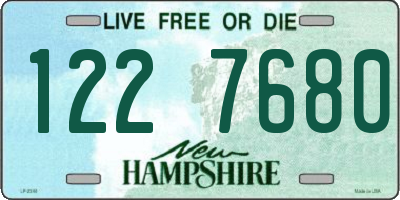 NH license plate 1227680