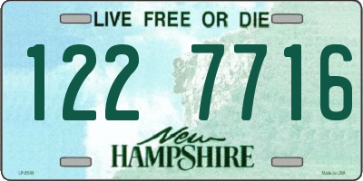 NH license plate 1227716