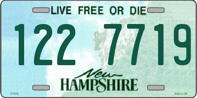 NH license plate 1227719