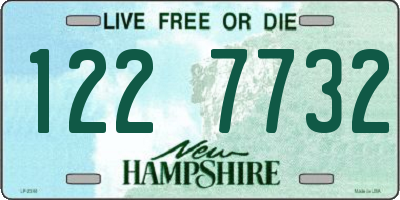 NH license plate 1227732