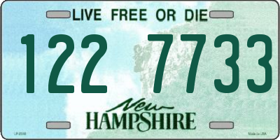 NH license plate 1227733