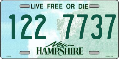 NH license plate 1227737