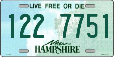 NH license plate 1227751