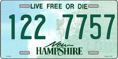 NH license plate 1227757