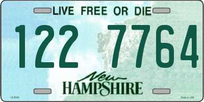 NH license plate 1227764