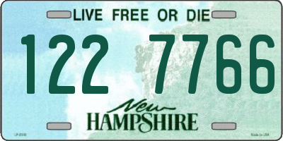 NH license plate 1227766