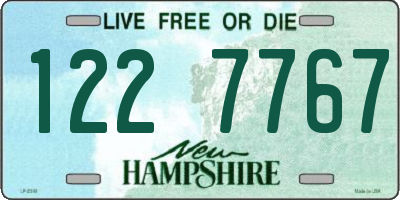 NH license plate 1227767