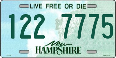 NH license plate 1227775
