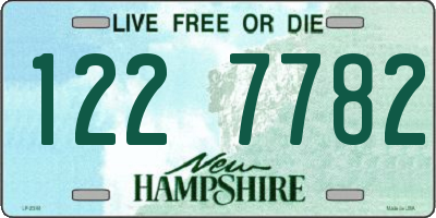 NH license plate 1227782