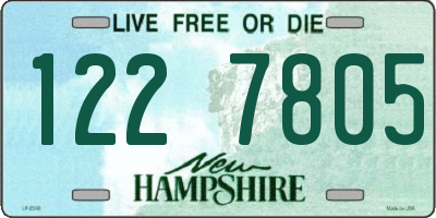 NH license plate 1227805