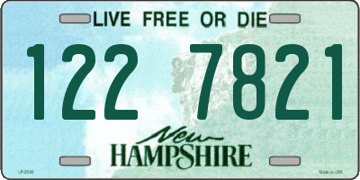 NH license plate 1227821