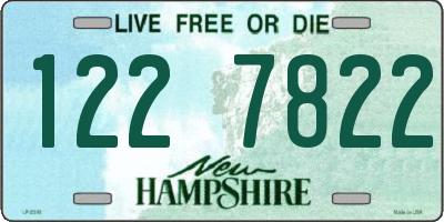 NH license plate 1227822