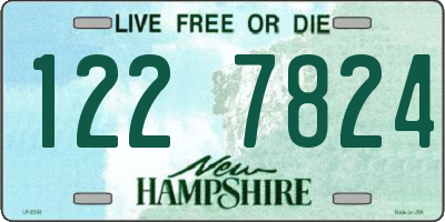 NH license plate 1227824