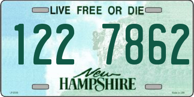 NH license plate 1227862