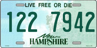 NH license plate 1227942