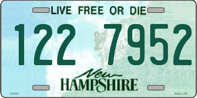 NH license plate 1227952