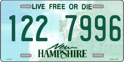 NH license plate 1227996