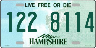 NH license plate 1228114