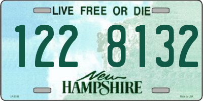 NH license plate 1228132