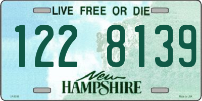 NH license plate 1228139