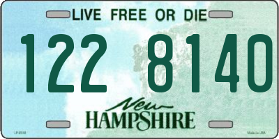 NH license plate 1228140