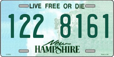 NH license plate 1228161