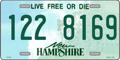 NH license plate 1228169